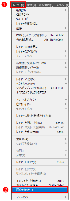 画像を統合