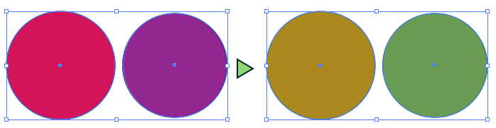 カラーバランス調整図