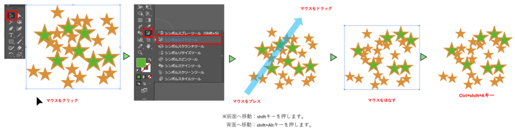 シンボルインスタンスを移動図